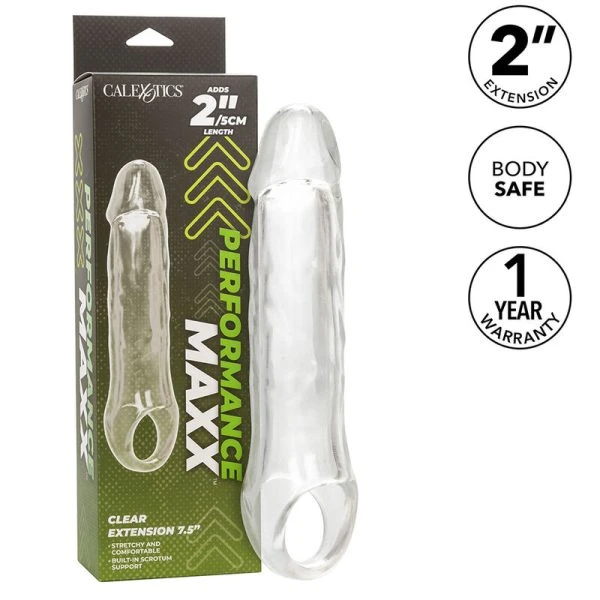 Calexotics Penisverlängerung Performance Maxx Clear Extension 7,5 transparent Calexotics Penisverlängerung Performance Maxx Clear Extension 7,5 transparent