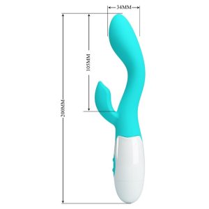 Pretty Love G-Spot Vibrator with Clitoral Stimulation, Aqua Green Pretty Love G-Spot Vibrator with Clitoral Stimulation, Aqua Green - Image 7