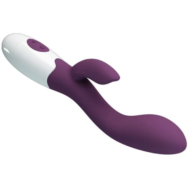 Pretty Love Helliger G-Spot-Vibrator met clitorisstimulatie paars