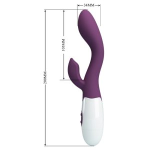 Pretty Love Helliger G-Spot-Vibrator met clitorisstimulatie paars Pretty Love Helliger G-Spot-Vibrator met clitorisstimulatie paars - Afbeelding 7