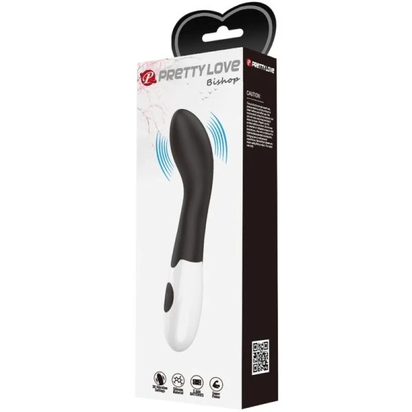Pretty Love G-Spot Vibrator Bishop with 30 Modes, black Pretty Love G-Spot Vibrator Bishop with 30 Modes, black