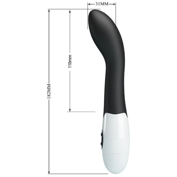 Pretty Love G-Spot Vibrator Bishop with 30 Modes, black Pretty Love G-Spot Vibrator Bishop with 30 Modes, black