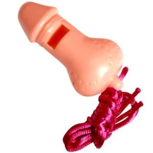 Diablo Picante Penis-Shaped Whistle for Parties