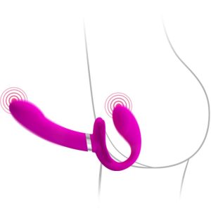 Pretty Love Dubbele Strap-on-Vibrator Valerie 12 Trillingen Paars Pretty Love Dubbele Strap-on-Vibrator Valerie 12 Trillingen Paars - Afbeelding 3