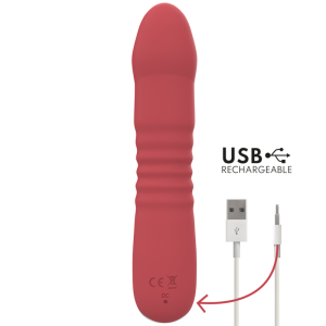 Intense Juni Up & Down Vibrator with 10 Vibrations, red Intense Juni Up & Down Vibrator with 10 Vibrations, red - Image 3