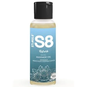 Stimul8 S8 Refresh massageolie met jojoba- en amandelolie 125 ml