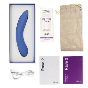 We-vibe Rave 2 G-Spot Vibrator with App Control, blue We-vibe Rave 2 G-Spot Vibrator with App Control, blue - Image 6