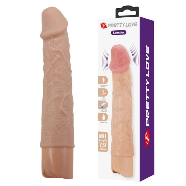 Pretty Love Leander Flexibele Realistische Vibrator met 10 Functies