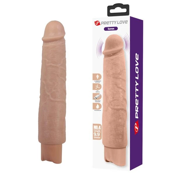 Pretty Love Soren flexibele natuurvibrator met realistische textuur