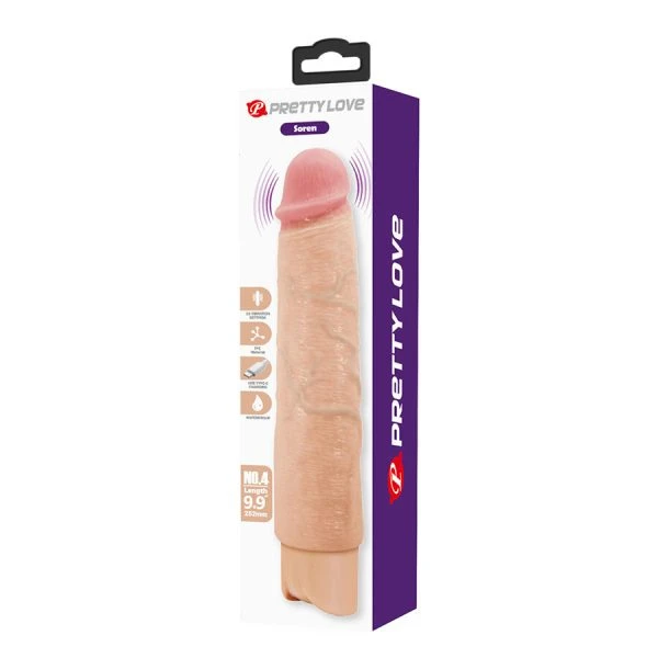 Pretty Love Soren flexibele natuurvibrator met realistische textuur