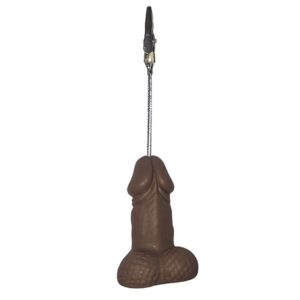 Diablo Picante Penis Note Holder with Clip, Dark Tone Diablo Picante Penis Note Holder with Clip, Dark Tone - Image 1