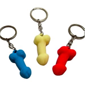 Diablo Picante Glowing Silicone Penis Keychain with Metal Ring Diablo Picante Glowing Silicone Penis Keychain with Metal Ring - Image 1