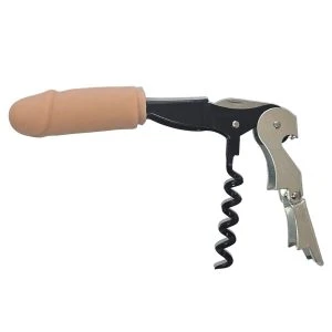 Diablo Picante Penis-Wijnopener Kurkentrekker Lichte Tint