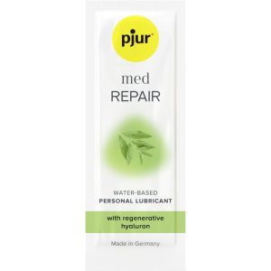 Pjur MED Reparaturschmiermittel 2 ml – Glijmiddel op waterbasis met hyaluronzuur Pjur MED Reparaturschmiermittel 2 ml – Glijmiddel op waterbasis met hyaluronzuur - Afbeelding 1