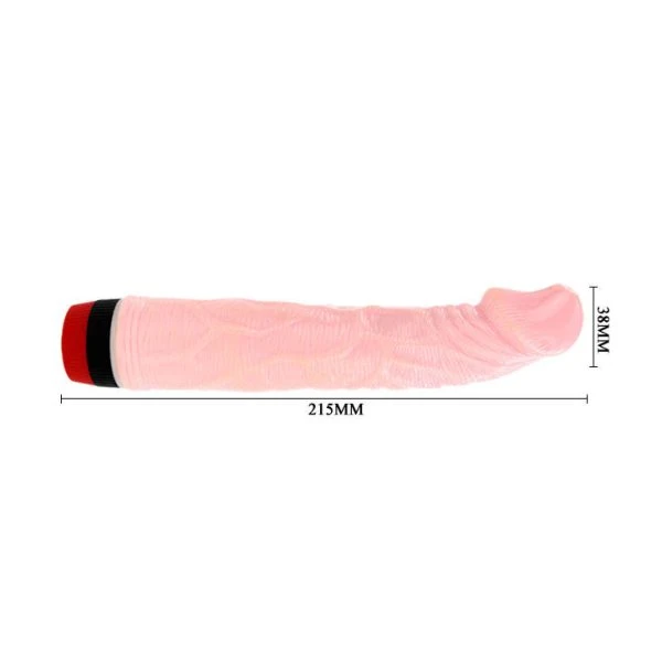 Baile Rockin Dong Penis Dildo met Vibratie, 21,5 cm