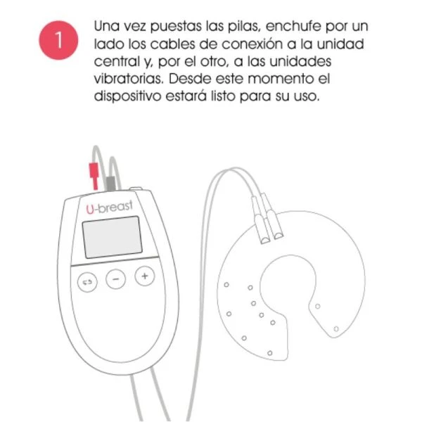 500cosmetics U-Breast Electrical Stimulation Device for Natural Breast Enlargement