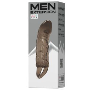 Baile Penisverlengingshuls met balzakriem 13,5 cm zwart Baile Penisverlengingshuls met balzakriem 13,5 cm zwart - Afbeelding 1