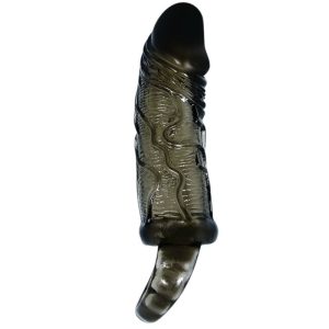 Baile Penisverlengingshuls met balzakriem 13,5 cm zwart Baile Penisverlengingshuls met balzakriem 13,5 cm zwart - Afbeelding 2