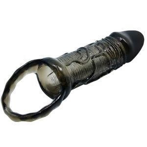 Baile Penisverlengingshuls met balzakriem 13,5 cm zwart Baile Penisverlengingshuls met balzakriem 13,5 cm zwart - Afbeelding 3