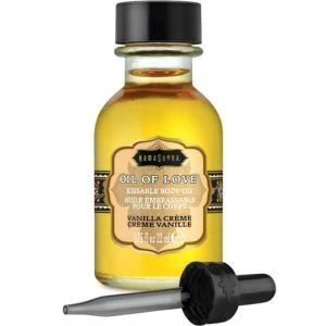 Kamasutra Kissing Oil Vanilla 22 ml with warming effect