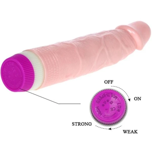 Baile Realistische Vibrator voor Beginners 21,5 cm Baile Realistische Vibrator voor Beginners 21,5 cm