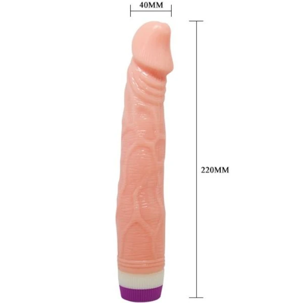 Baile Naturvibrator Realistisch 22 cm vleeskleurig