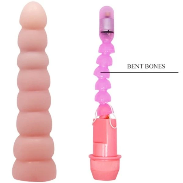 Baile Flexi Vibe Sensual Spine Anale Vibrator met Golven, flexibel
