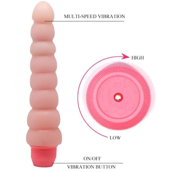 Baile Flexi Vibe Sensual Spine Anale Vibrator met Golven, flexibel