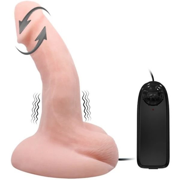 Baile Dildo Vibrator with Rotation and Suction Cup Baile Dildo Vibrator with Rotation and Suction Cup