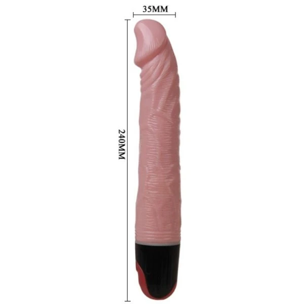 Baile Naturvibrator met meerdere snelheden, gestructureerd en aderachtig