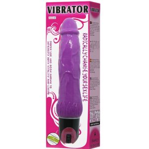 Baile Daaply Pleasure Vibrator met aderstructuur en meervoudige snelheid, paars Baile Daaply Pleasure Vibrator met aderstructuur en meervoudige snelheid, paars - Afbeelding 2