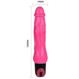 Baile Daaply Pleasure Vibrator met aderstructuur en meervoudige snelheid, paars Baile Daaply Pleasure Vibrator met aderstructuur en meervoudige snelheid, paars - Afbeelding 4