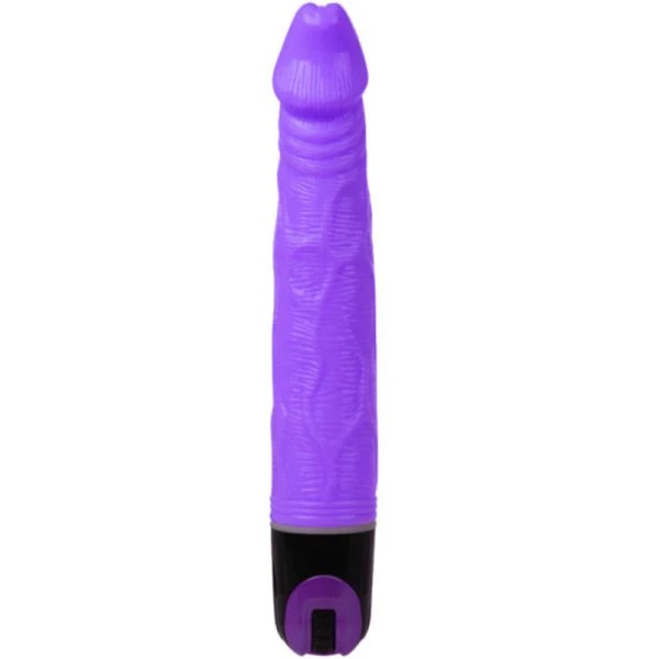 Baile Naturvibrator met aderstructuur en meerdere snelheden paars