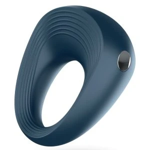 Satisfyer Vibrierring 2 met clitorisstimulator, blauw