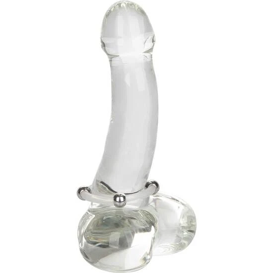 Calexotics Silicone Penis Ring with Steel Beads, Large