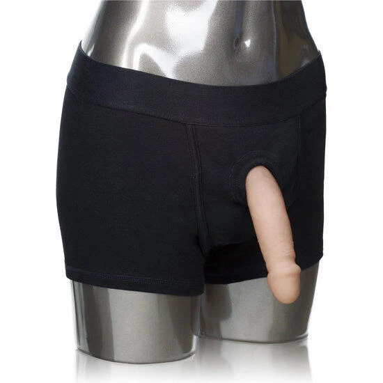 Calexotics Packer Gear Boxer Kurzgurt M/L voor Dildo's en Packers Calexotics Packer Gear Boxer Kurzgurt M/L voor Dildo's en Packers