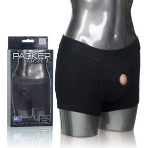 Calexotics Packer Gear Boxer Kurzgurt M/L voor Dildo's en Packers