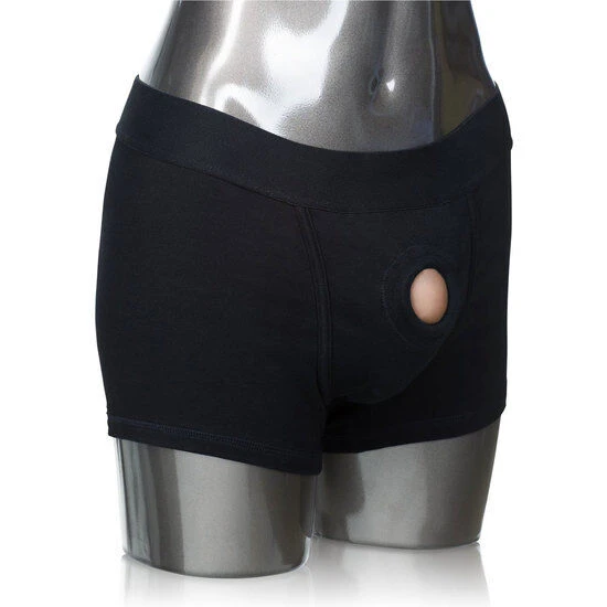 Calexotics Packer Gear Boxer Kurzgurt M/L voor Dildo's en Packers Calexotics Packer Gear Boxer Kurzgurt M/L voor Dildo's en Packers