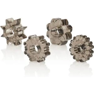 Calexotics Basic Essentials Penisringe 4er-Pack TPR