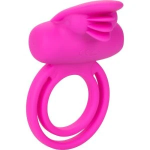 Calexotics Dual Clit Flicker Enhancer Penis Ring with Clitoral Stimulation
