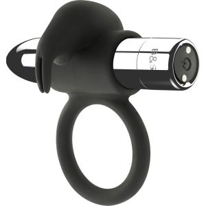 Black&silver Burton Penisring mit 10 Vibrationsmodi, wiederaufladbar Black&silver Burton Penisring mit 10 Vibrationsmodi, wiederaufladbar – Bild 1