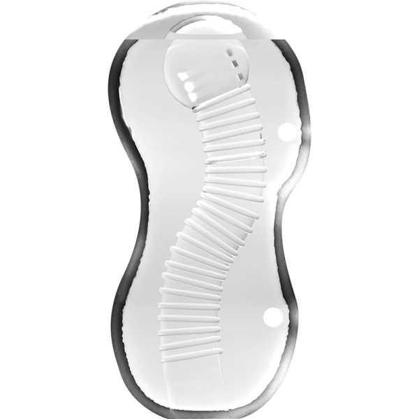 Jamyjob Extreme Tensek 3 Masturbator met Vibratie, transparant