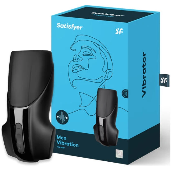 Satisfyer Men Vibration Masturbator met 11 vibratieprogramma's