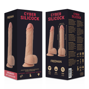 Cyber Silicock Strap-on Freeman van vloeibaar siliconen met 3 ringen 20 cm Cyber Silicock Strap-on Freeman van vloeibaar siliconen met 3 ringen 20 cm - Afbeelding 8