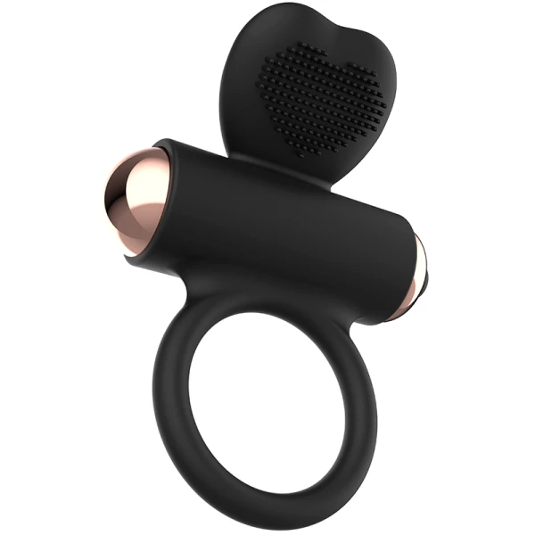Womanvibe Zeus siliconen vibratorring met clitorisstimulator