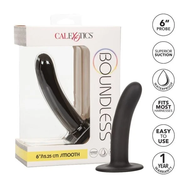 Calexotics Boundless Siliconen Dildo 15,3 cm met Zuignap