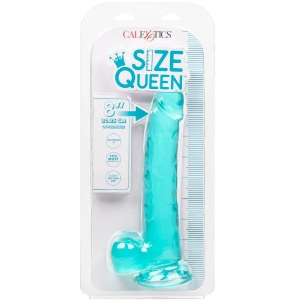 Calexotics Dildo Grootte Koningin 20,3 cm blauw