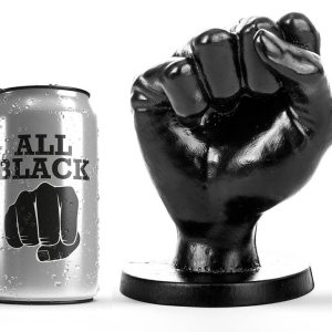 All Black Faust-Anaalplug 14 x 10 cm All Black Faust-Anaalplug 14 x 10 cm - Afbeelding 1