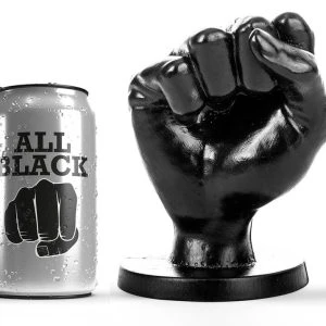 All Black Fist Anal Plug 14 x 10 cm