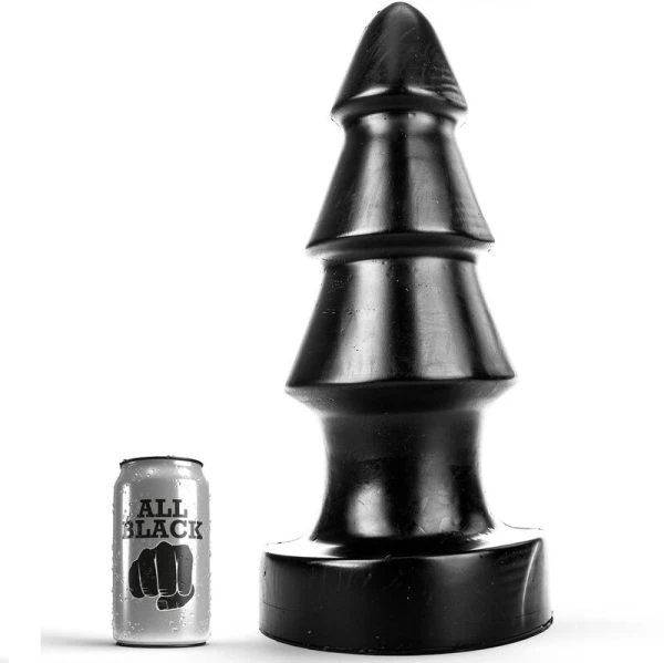 All Black Desafío Anal 40 CM Analknuppel PVC